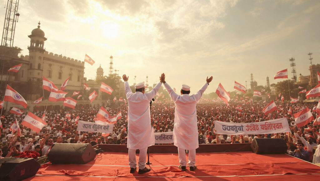 आम आदमी पार्टी (AAP) की गुजरात रणनीति 2025